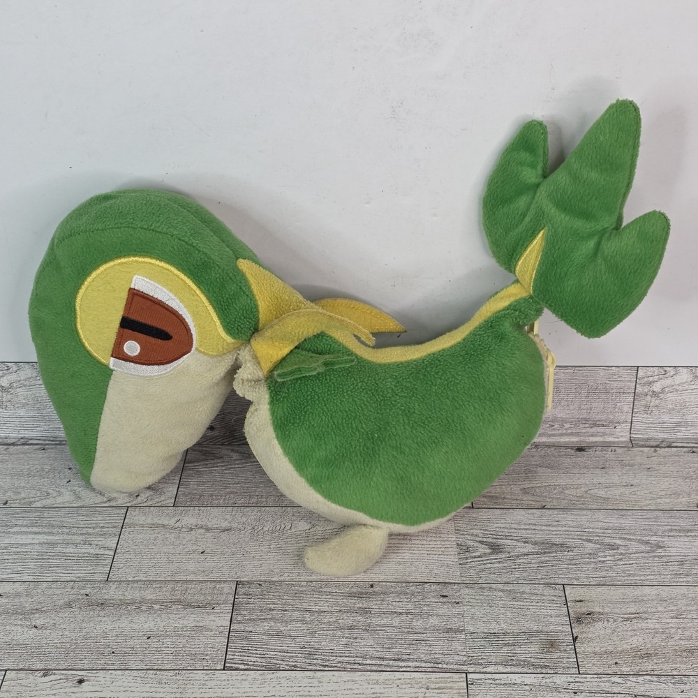 Pokémon Poke Ball 2011 SNIVY Reversible Plush Black White Green Flip